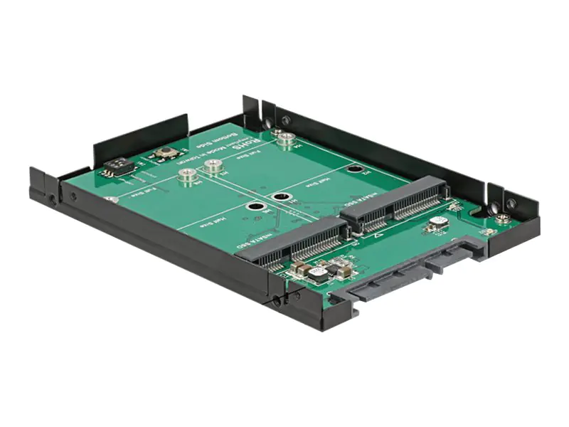 Delock - Speichercontroller (RAID) - mSATA - mSATA - 600 MBps - RAID 0, 1, JBOD - SATA 6Gb/s