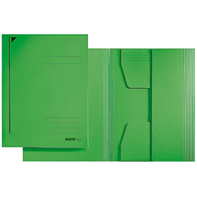 Leitz Jurismappe 39240055 DIN A4 3Klappen Colorspankarton grün