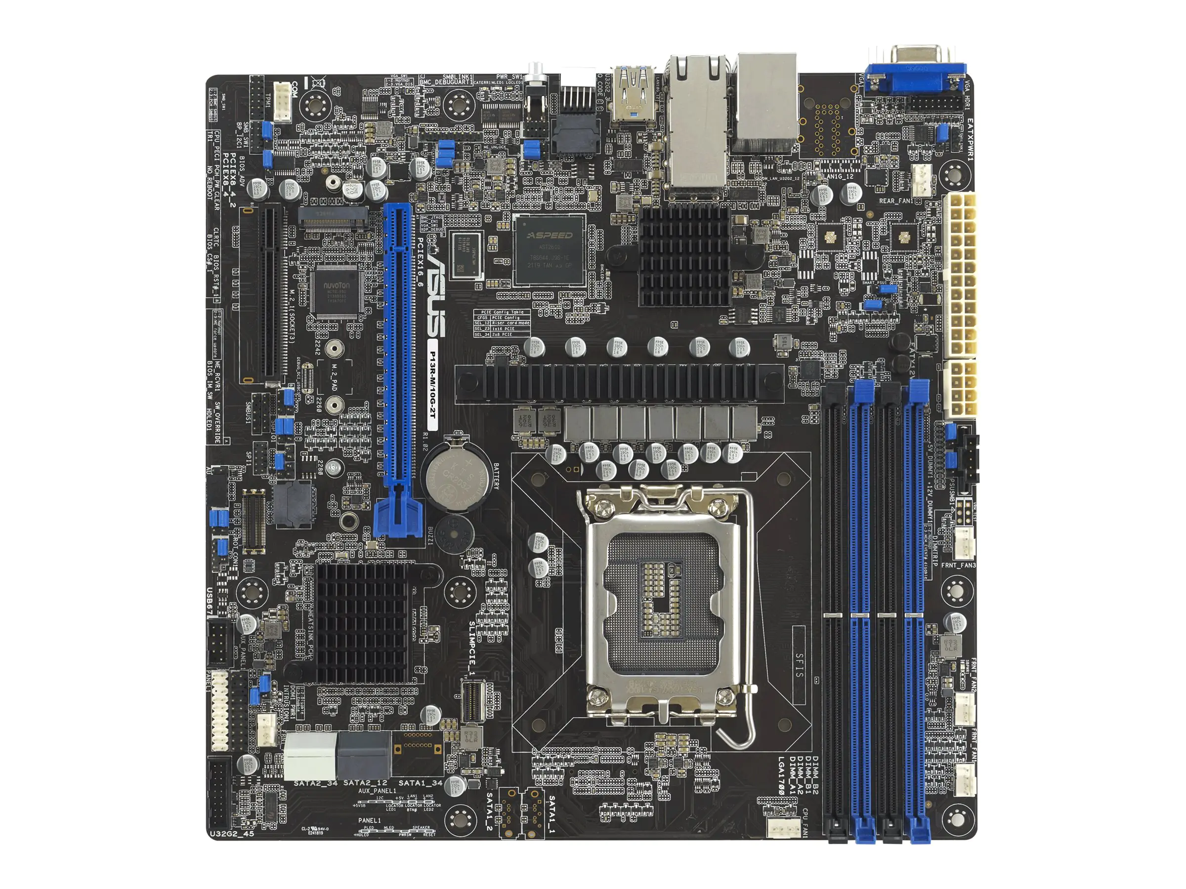 ASUS P13R-M/10G-2T - Motherboard - micro ATX