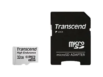 Transcend Hochbelastbare - Flash-Speicherkarte (microSDHC/SD-Adapter inbegriffen) - 32 GB - UHS-I U1 / Class10 - SDHC Transcend Hochbelastbare - Flash-Speicherkarte (microSDHC/SD-Adapter inbegriffen) - 32 GB - UHS-I U1 / Class10 - SDHC