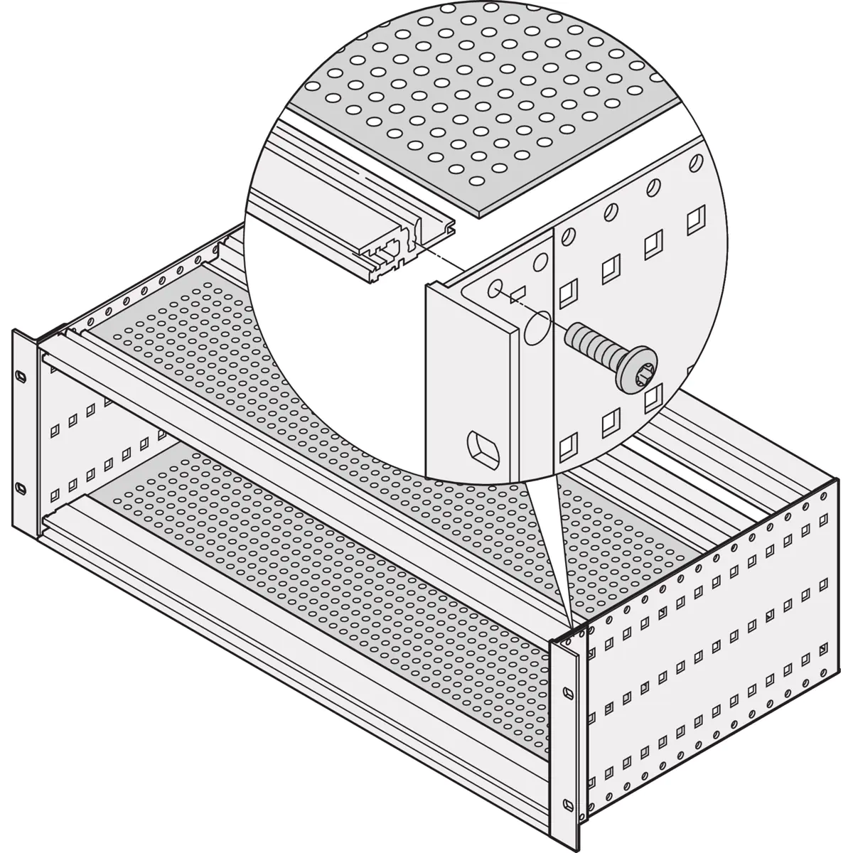 SCHROFF Abdeckblech 84TE 160T 2STK - SCHROFF Abdeckblech Standard 24561051