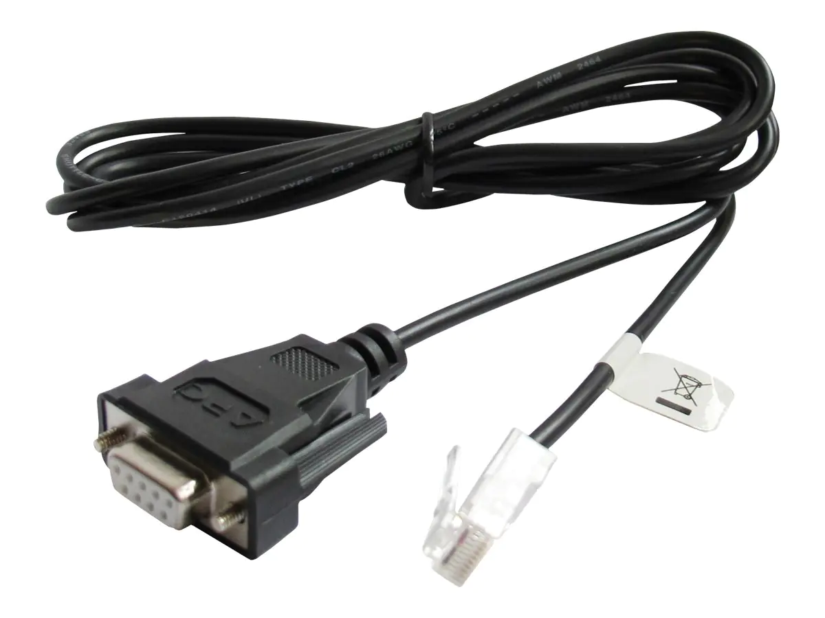 APC - Kabel seriell - RJ-45 (M) zu DB-9 (W) - 2 m - für P/N: SRV1KA-TW, SRV1KI-TW, SRV2KA-TW, SRV2KI-TW, SRV3KA-TW, SRV3KI-TW, SRV6KI-TW APC - Kabel seriell - RJ-45 (M) zu DB-9 (W) - 2 m - für P/N: SRV1KA-TW, SRV1KI-TW, SRV2KA-TW, SRV2KI-TW, SRV3KA-TW, SRV3KI-TW, SRV6KI-TW