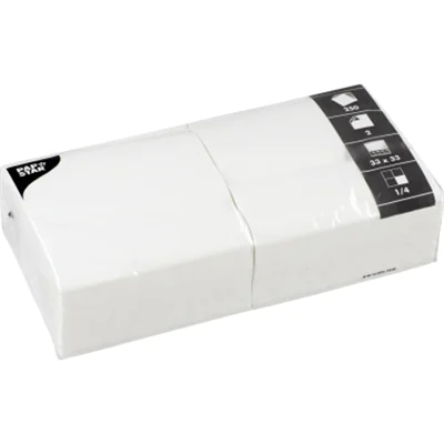 PAPSTAR Serviette 14486 33x33cm 2lagig weiß 250 St./Pack. PAPSTAR Serviette 14486 33x33cm 2lagig weiß 250 St./Pack.