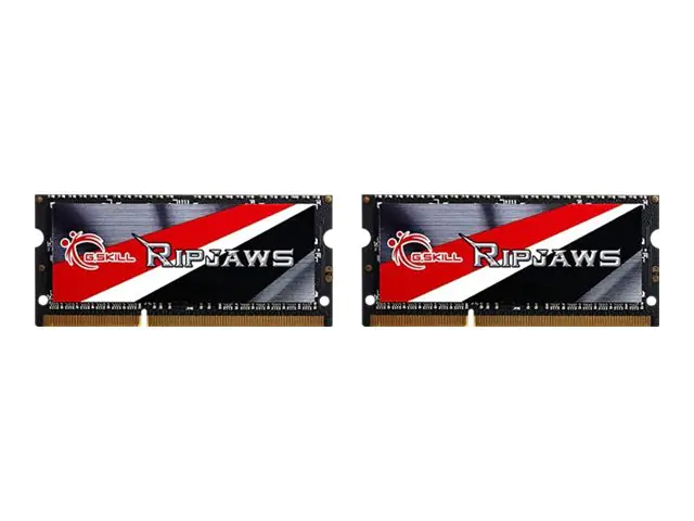 G.Skill Ripjaws F3-1600C11D-8GRSL - DDR3L - Kit - 8 GB: 2 x 4 GB - SO DIMM 204-PIN - 1600 MHz / PC3-12800 - CL11 - 1.35 V - ungepuffert - non-ECC