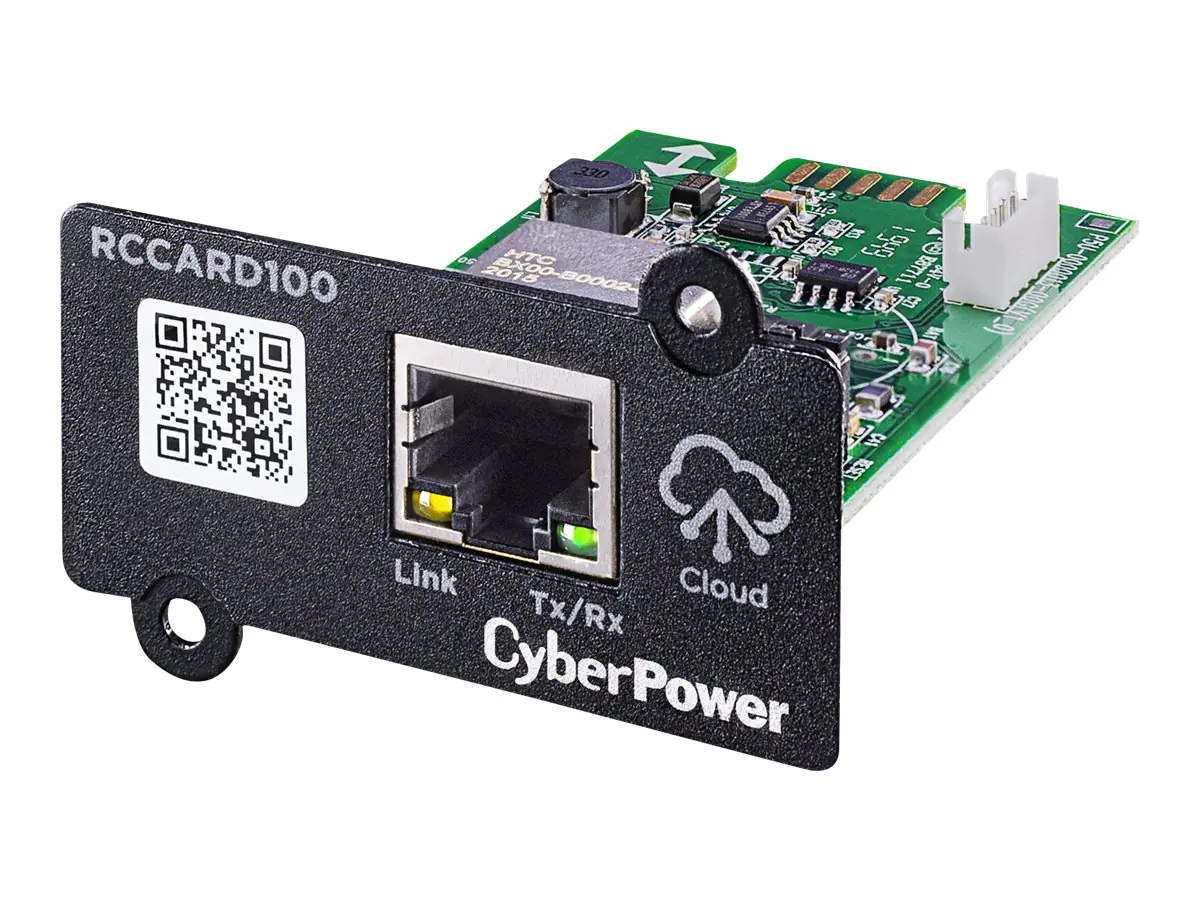 CyberPower RCCARD100 - Fernverwaltungsadapter - 10/100 Ethernet - grün CyberPower RCCARD100 - Fernverwaltungsadapter - 10/100 Ethernet - grün