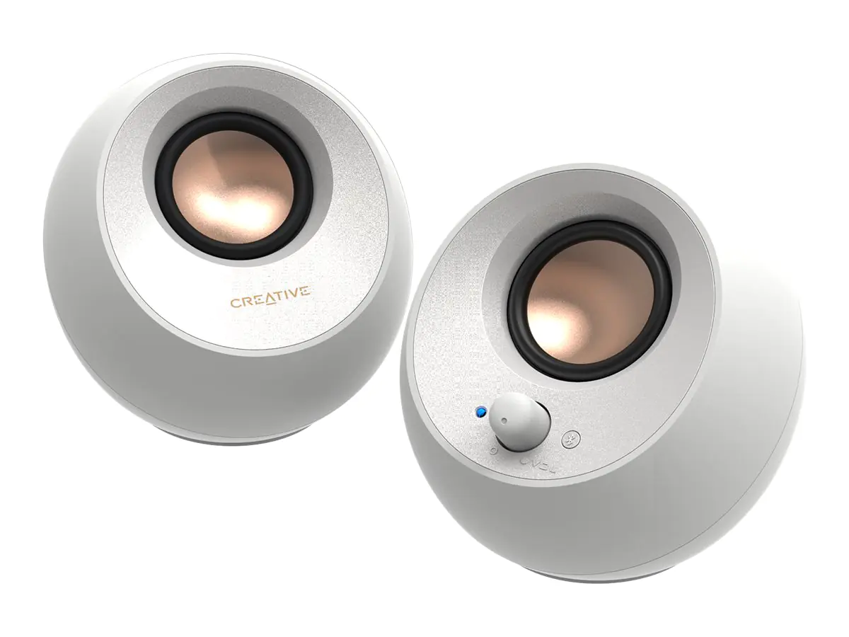 Creative Labs Creative Pebble V3 - Lautsprecher - für PC - 2.0-Kanal - kabellos - Bluetooth - USB - 8 Watt (Gesamt) 51MF1700AA002