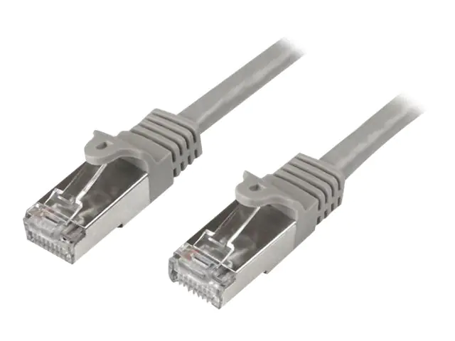 StarTech Cat6 geschirmtes (SFTP) Netzwerkkabel 3m - Snagless Gigabit Patchkabel - Grau - Patch-Kabel - RJ-45 (M) zu RJ-45 (M) - 3 m - SFTP - CAT 6 - geformt, ohne Haken - Grau StarTech Cat6 geschirmtes (SFTP) Netzwerkkabel 3m - Snagless Gigabit Patchkabel - Grau - Patch-Kabel - RJ-45 (M) zu RJ-45 (M) - 3 m - SFTP - CAT 6 - geformt, ohne Haken - Grau