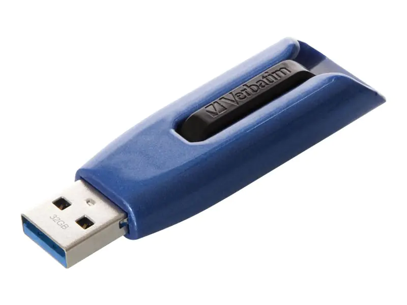 Verbatim Store 'n' Go V3 MAX - USB-Flash-Laufwerk - 128 GB - USB 3.0 - Blau/Schwarz Verbatim Store 'n' Go V3 MAX - USB-Flash-Laufwerk - 128 GB - USB 3.0 - Blau/Schwarz