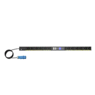 Eaton G4 - Stromverteilungseinheit (Rack - einbaufähig) - mit Schaltung - AC 230-400 V - 3.7 kW - 1-phasig - Ethernet 10/100/1000, USB - Eingabe, Eingang IEC 60309 16A - Ausgangsanschlüsse: 24 (12 x IEC 60320 C13, 12 x IEC 60320 C39) - 3 m Schnur - Schwar