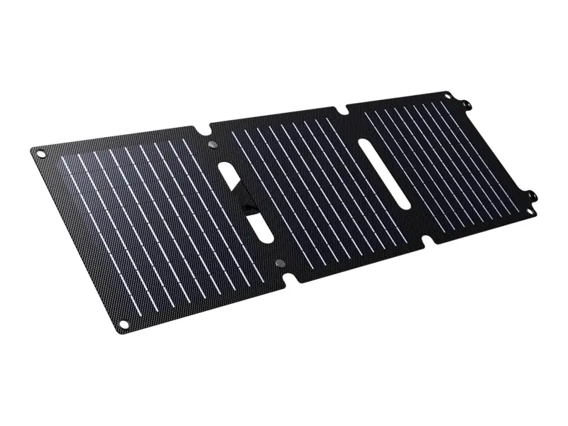 Trust Zuny - Solarkollektor - tragbar - 20 Watt - 2 Ausgabeanschlussstellen (24 pin USB-C, USB)