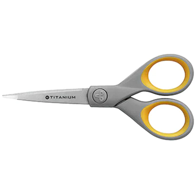 Westcott Schere Titanium Super E-30450 00 13cm gelb/grau