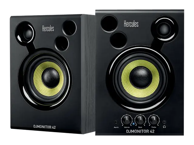 Hercules DJ Monitor 42 - Monitorlautsprecher - 40 Watt (Gesamt) - zweiweg