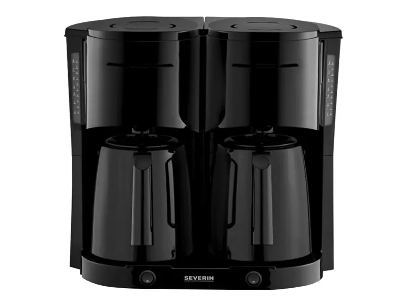 SEVERIN Kaffeemaschine Duo 25,5 x 36,5 x 39,5 cm (B x H x T) Filtersystem Thermoskanne 2 x 8 Tassen 2 x 1.000W