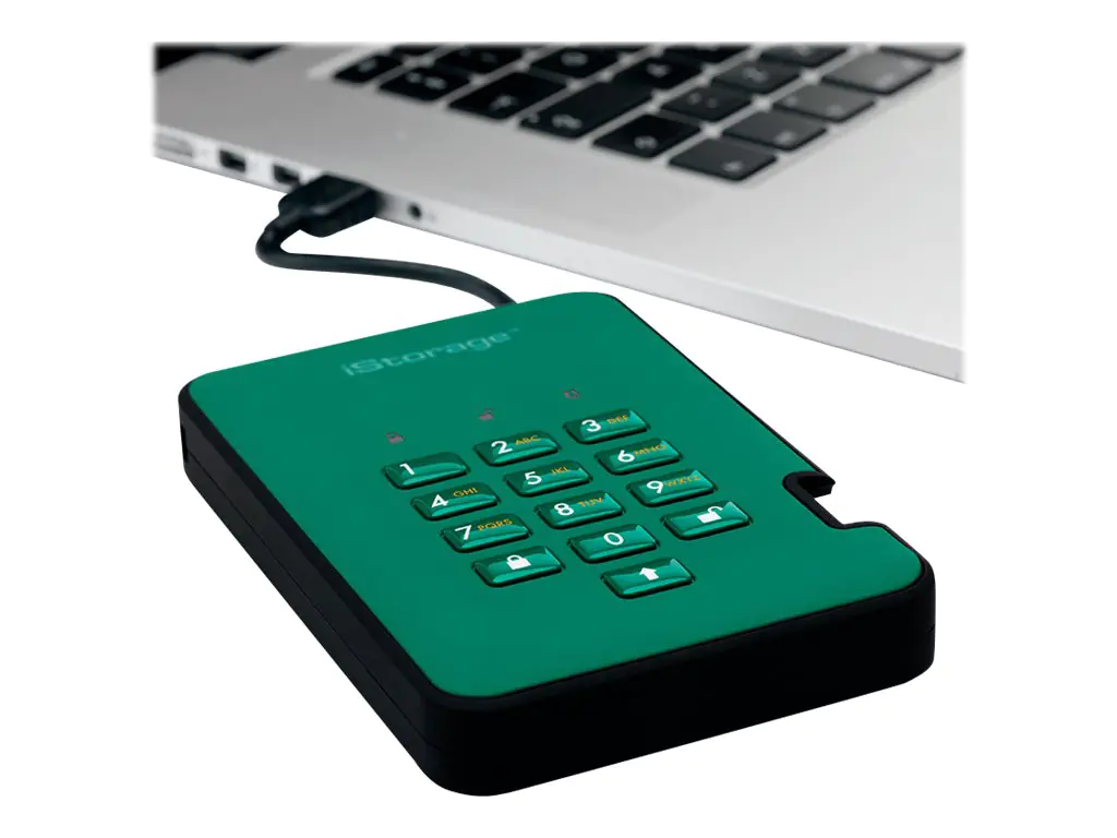 iStorage diskAshur² - SSD - verschlüsselt - 1 TB - extern (tragbar)