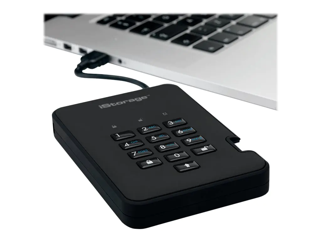 iStorage diskAshur² - Festplatte - verschlüsselt - 2 TB - extern (tragbar)