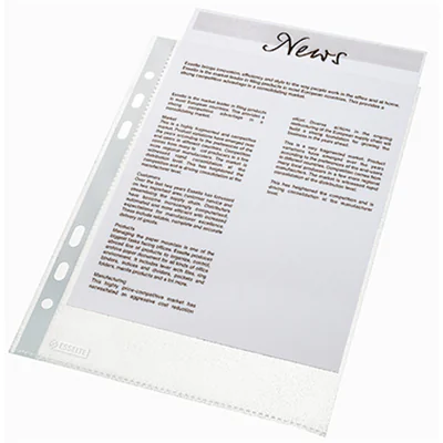 Esselte Prospekthülle Economy 56171 DIN A4 PP tr 100 St./Pack.
