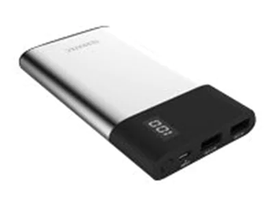 TERRATEC P80 Slim - Powerbank - 8000 mAh - 2.4 A - 2 Ausgabeanschlussstellen (USB)