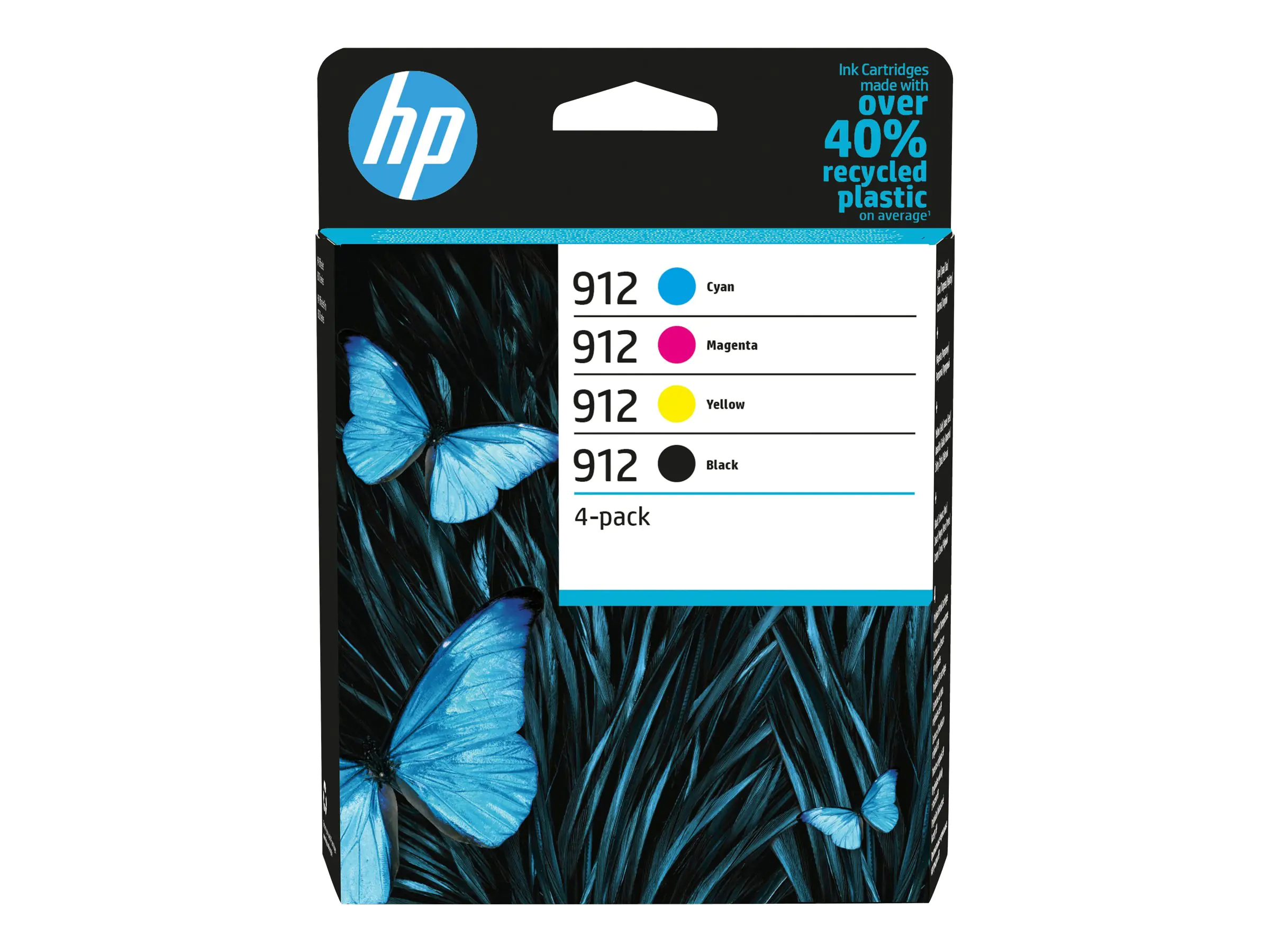 HP 912 - 4er-Pack - Schwarz, Gelb, Cyan, Magenta - original - Tintenpatrone - für Officejet 80XX; Officejet Pro 80XX HP 912 - 4er-Pack - Schwarz, Gelb, Cyan, Magenta - original - Tintenpatrone - für Officejet 80XX; Officejet Pro 80XX