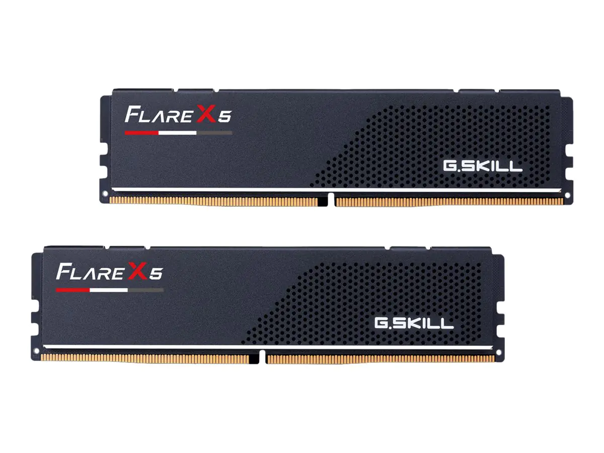 G.Skill Flare X5 - DDR5 - Kit - 32 GB: 2 x 16 GB - DIMM 288-PIN Low Profile - 5600 MHz / PC5-44800 - CL36 - 1.2 V - ungepuffert - non-ECC - mattschwarz