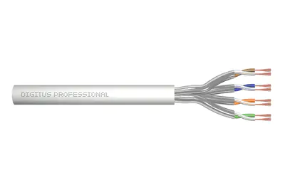 Digitus Professional - Bulkkabel - 100 m - U/FTP - CAT 6a - halogenfrei, verseilt - Grau