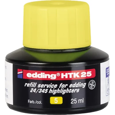 edding Nachfülltusche HTK25 4-HTK25005 25ml gelb edding Nachfülltusche HTK25 4-HTK25005 25ml gelb