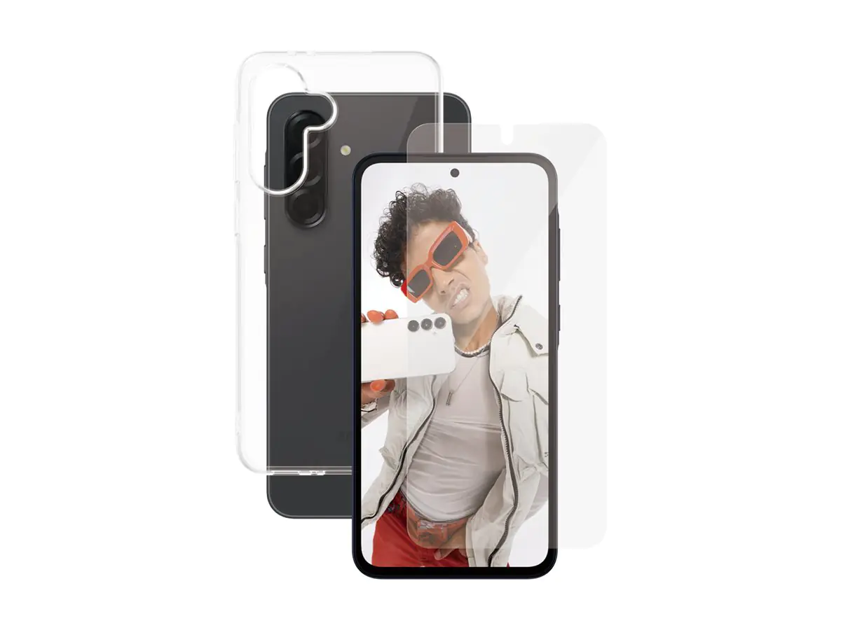PanzerGlass SAFE. by PanzerGlass - 2-in-1 Bundle - hintere Abdeckung für Mobiltelefon - Polyethylenterephthalat (PET) BULKSAFE98079