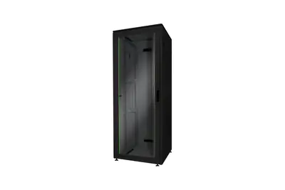 DIGITUS Professional DN-19 32U-8/8-B-1 - Schrank Netzwerkschrank - Schwarz, RAL 9005 - 32U - 48.3 cm (19")