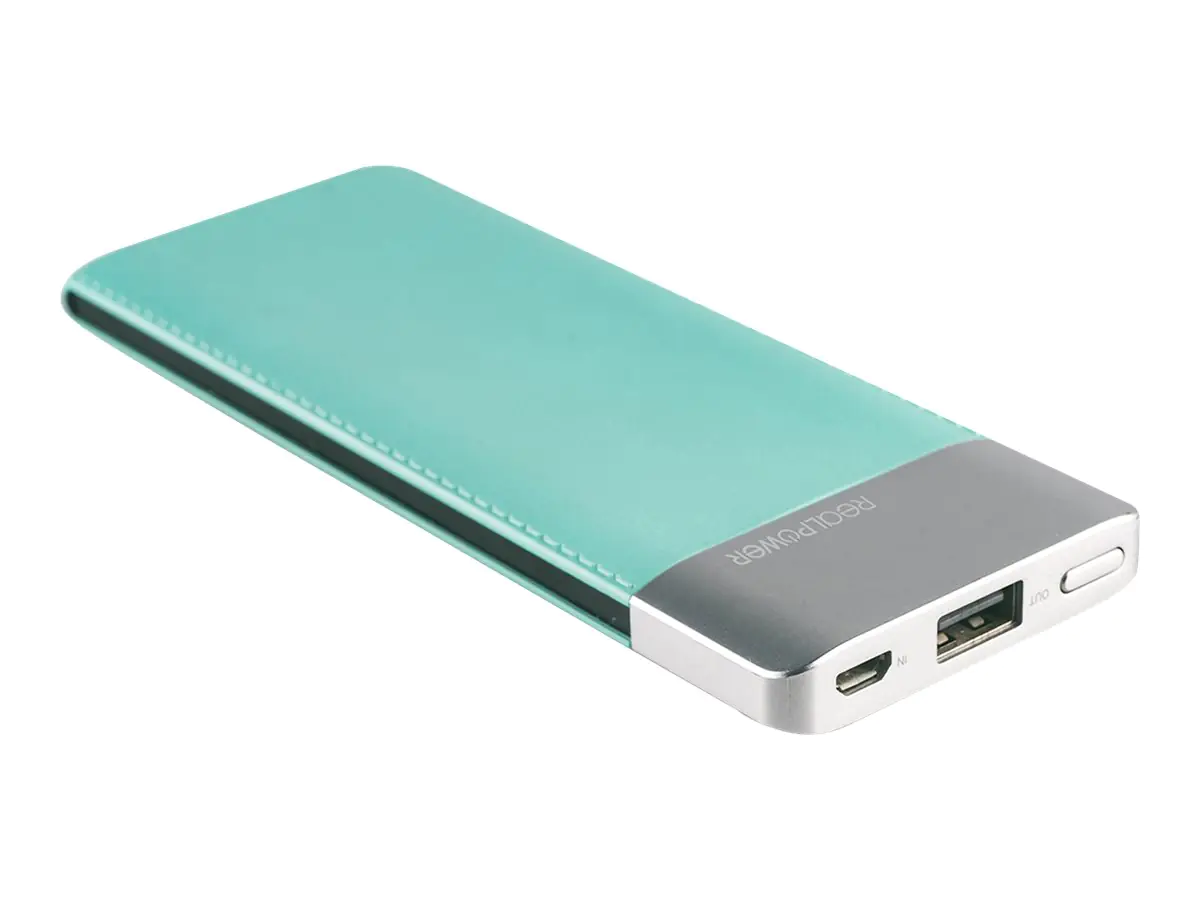 Realpower PB-5500 Fashion - Powerbank - 5500 mAh - 2 A (USB) - Lake Blue