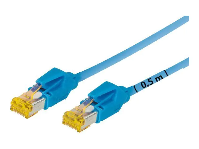 exertis Connect - Patch-Kabel - RJ-45 (M) zu RJ-45 (M) - 5 m - SFTP - CAT 6a - halogenfrei - Blau