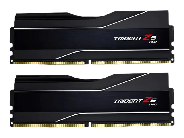 G.Skill Trident Z5 Neo - DDR5 - Kit - 64 GB: 2 x 32 GB - DIMM 288-PIN - 6000 MHz / PC5-54400 - CL30 - 1.4 V - ungepuffert - non-ECC - Schwarz