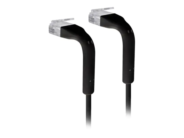 UbiQuiti UniFi - Patch-Kabel - RJ-45 (M) zu RJ-45 (M) - 30 cm - 3 mm - CAT 6 - geschirmt - Schwarz