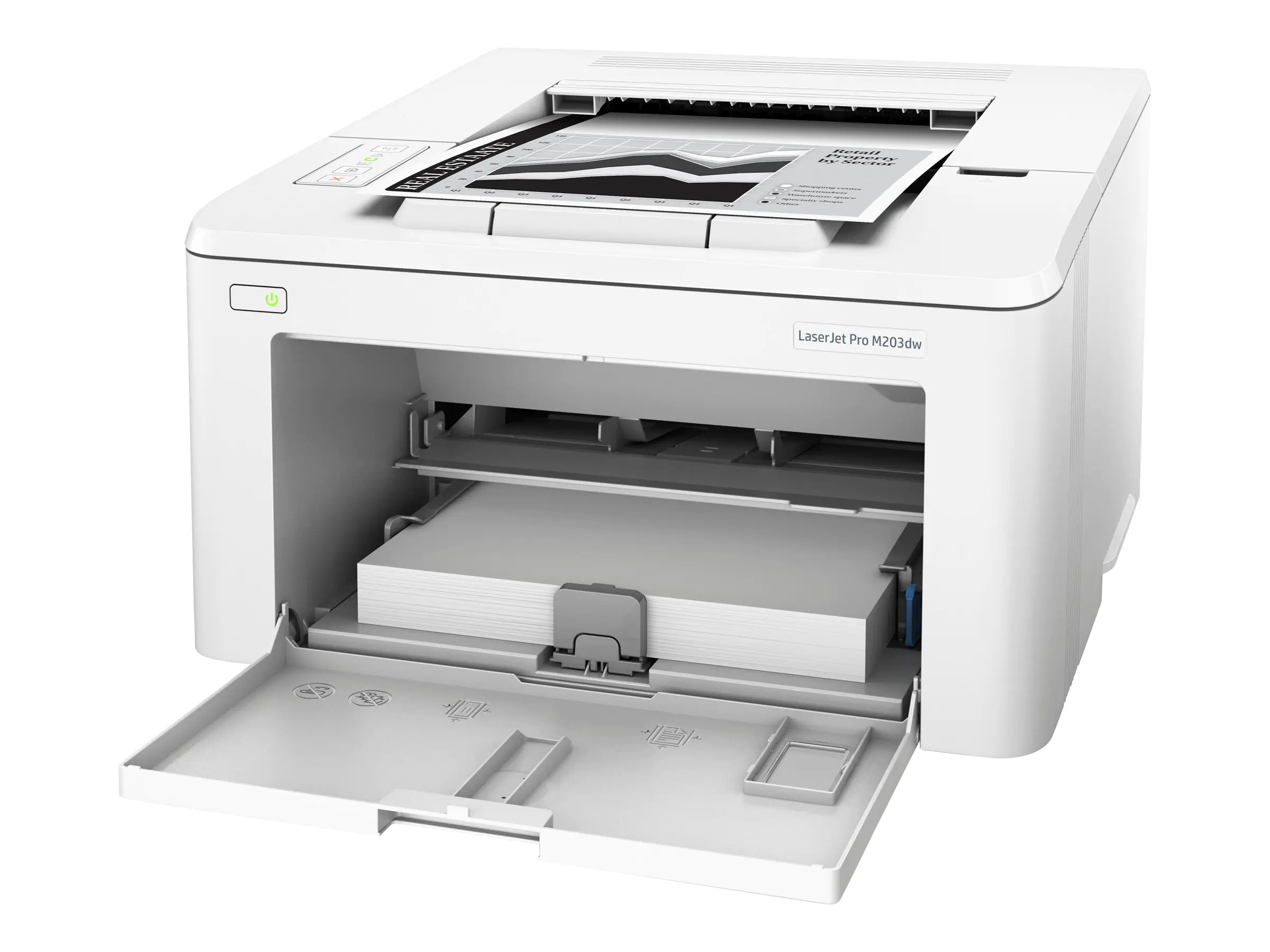 HP LaserJet Pro M203dw - Drucker - s/w - Duplex - Laser - A4/Legal - 1200 x 1200 dpi - bis zu 28 Seiten/Min. - Kapazität: 260 Blätter - USB 2.0, LAN, Wi-Fi(n)
