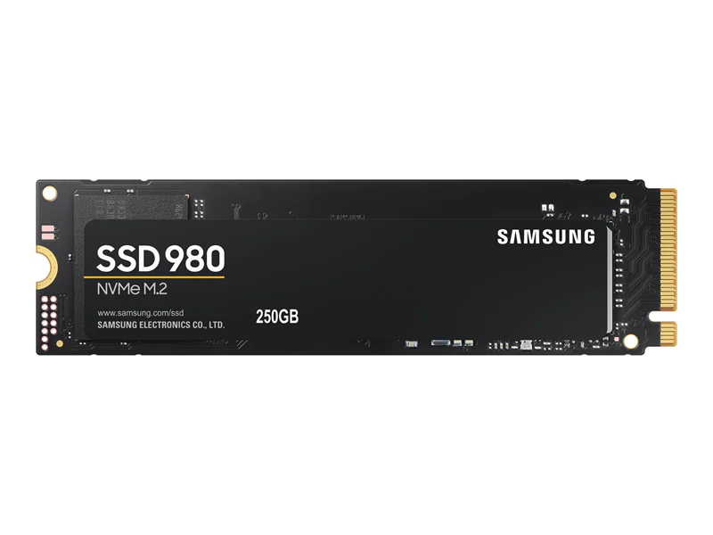 Samsung 980 MZ-V8V250BW - SSD - verschlüsselt - 250 GB - intern - M.2 2280 - PCIe 3.0 x4 (NVMe) - 256-Bit-AES - TCG Opal Encryption Samsung 980 MZ-V8V250BW - SSD - verschlüsselt - 250 GB - intern - M.2 2280 - PCIe 3.0 x4 (NVMe) - 256-Bit-AES - TCG Opal Encryption