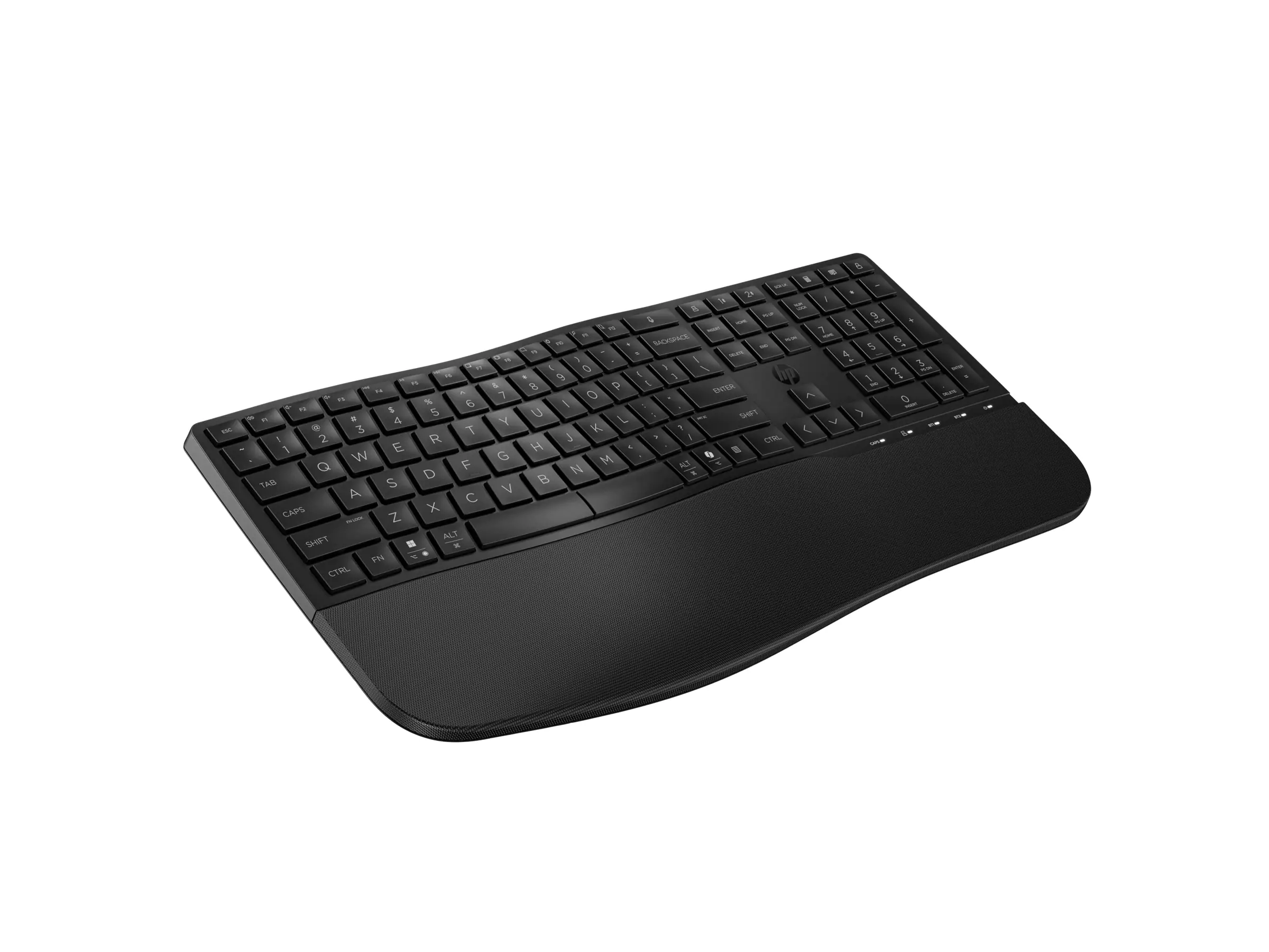 HP 685 - Tastatur - Dual Mode, 3-Zonen-Layout, Multi-Device, 23 programmierbare Tasten, OS Auto-Detection, flacher Tastenhub - 100% - full size - kabellos - 2.4 GHz - Deutsch - Schwarz - Sonderaktion