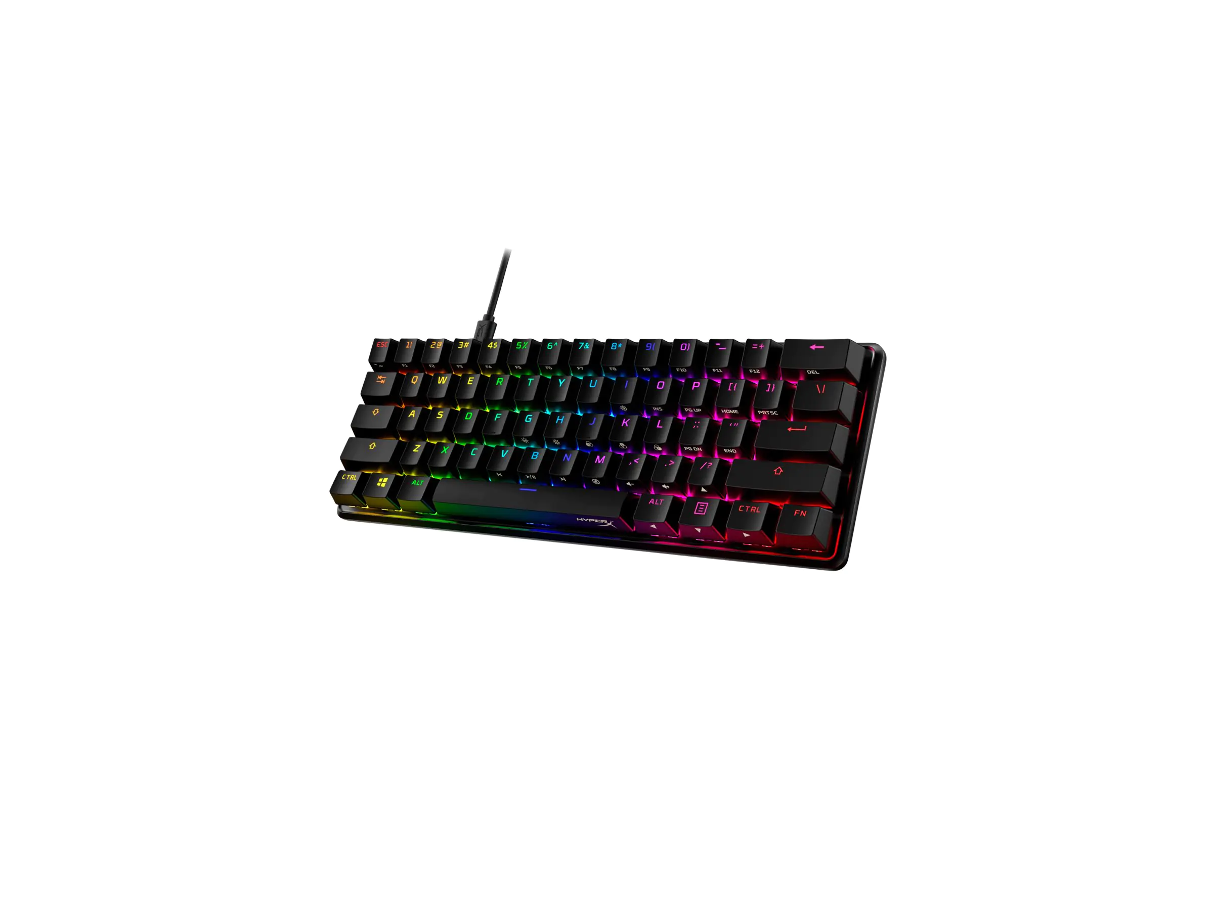 HyperX Alloy Origins 60 - Tastatur - 60% - Hintergrundbeleuchtung 6P6K8AA#ABD