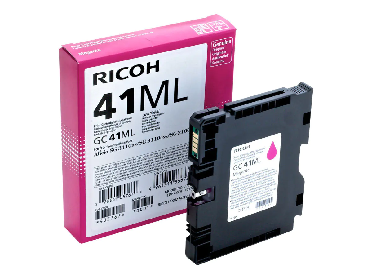 Ricoh GC 41ML - Low Yield - Magenta - original 405767