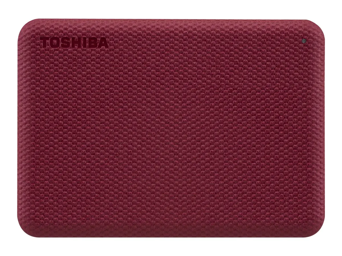 Toshiba Canvio Advance - Festplatte - 4 TB - extern (tragbar) - 2.5" (6.4 cm) - USB 3.2 Gen 1 - Rot Toshiba Canvio Advance - Festplatte - 4 TB - extern (tragbar) - 2.5" (6.4 cm) - USB 3.2 Gen 1 - Rot