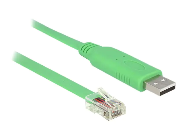 DeLOCK - Kabel USB / seriell - USB (M) bis RJ-45 (M) - 1.8 m - grün