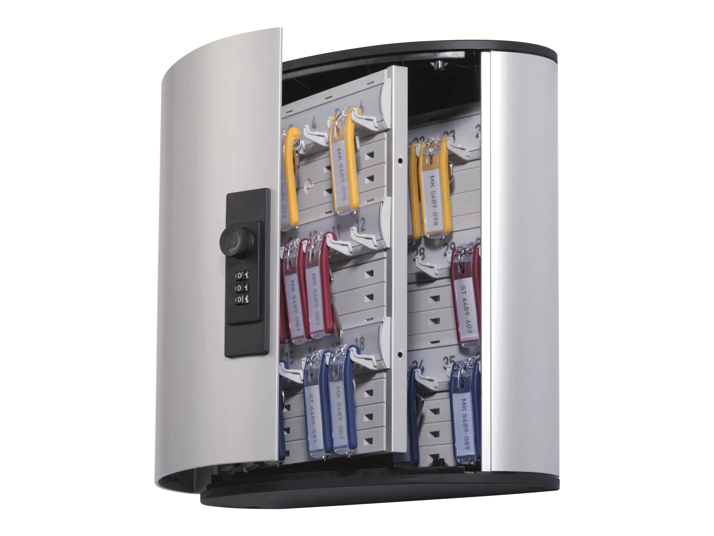 DURABLE Schlüsselkasten KEY BOX code 36 196623 metallic silber