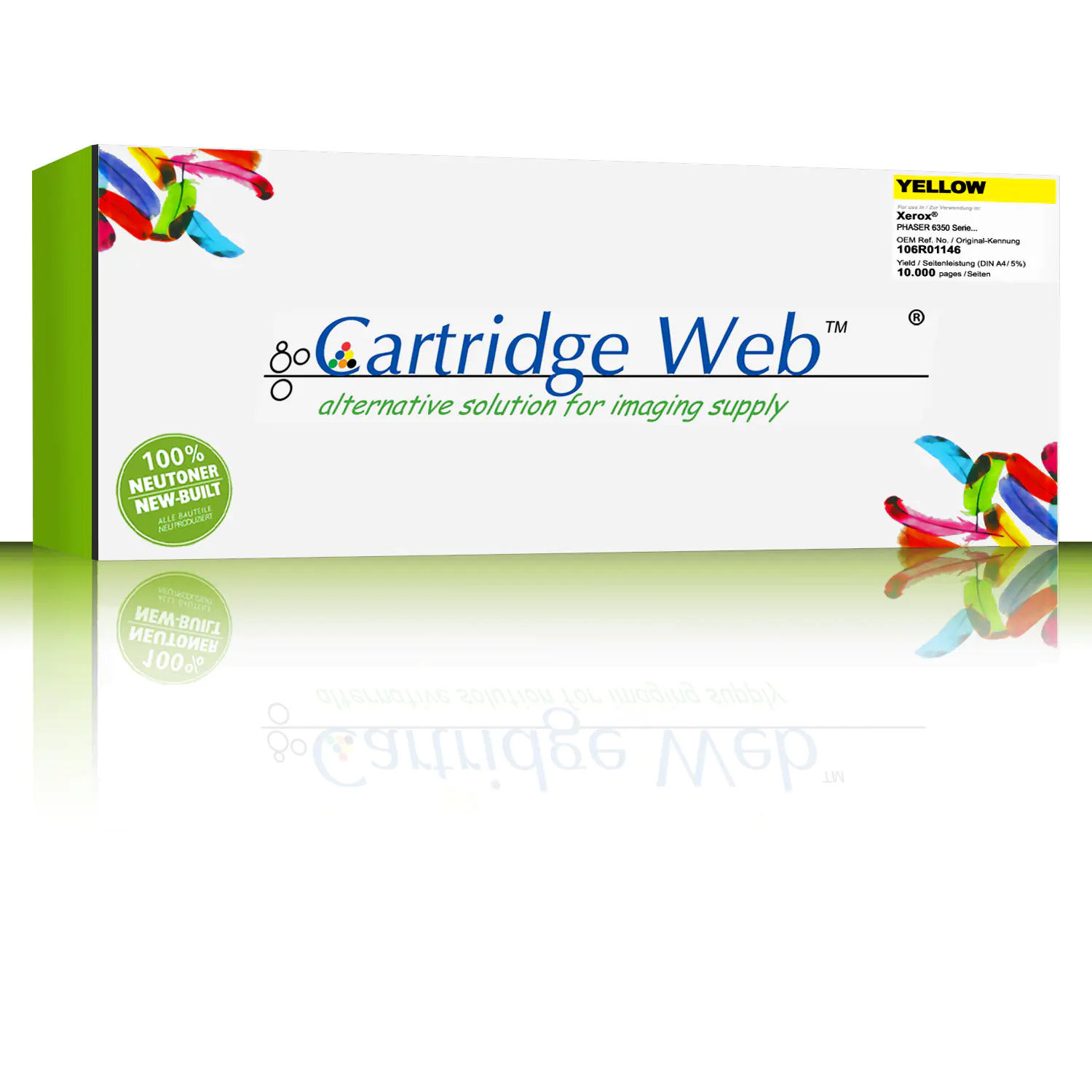 CartridgeWeb Toner kompatibel zu Xerox 106R01146 gelb 10.000 Seiten