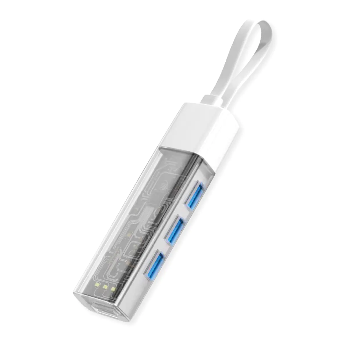 ROLINE USB3.2 Gen1 Hub 4x USB-A Typ A+C Kabel