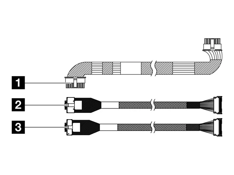 Lenovo Speicherkabelkit - for 4 x 2.5" AnyBay