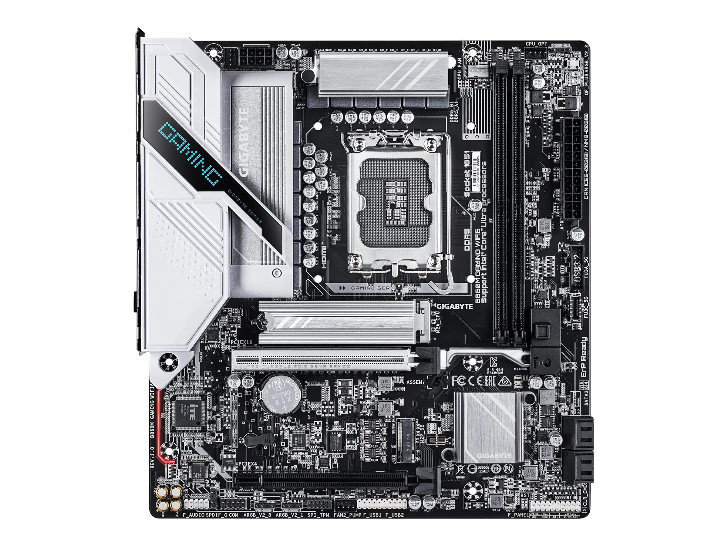 Gigabyte B860M GAMING WIFI6 - Motherboard - micro ATX - LGA1851 Sockel - B860 Chipsatz - Wi-Fi 6,