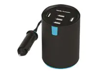 Realpower Tube 5 - Auto-Netzteil - 10 A - 5 Ausgabeanschlussstellen (USB)