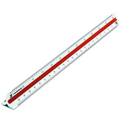 RUMOLD Dreikantmaßstab 160/1/30 Architekt 1 30cm Kunststoff weiß RUMOLD Dreikantmaßstab 160/1/30 Architekt 1 30cm Kunststoff weiß