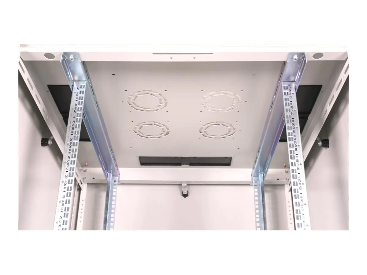 ROLINE Basic - Schrank Netzwerkschrank - Glas Tür, 800 x 800 (B x T)