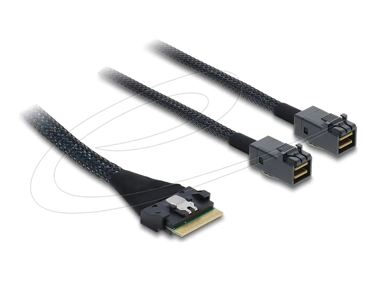 Delock Internes SAS-Kabel - 8i Slim SAS (SFF-8654)
