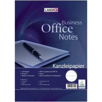 Landre Kanzleipapier 100050618 DIN A4 70g liniert 250 Bl./Pack. Landre Kanzleipapier 100050618 DIN A4 70g liniert 250 Bl./Pack.