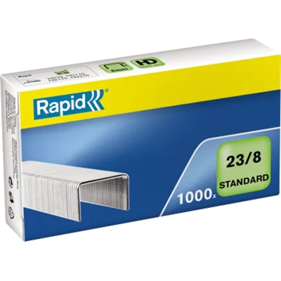 Rapid Heftklammer Standard 24869200 23/8 1.000 St./Pack. Rapid Heftklammer Standard 24869200 23/8 1.000 St./Pack.
