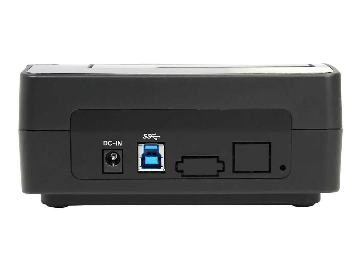 StarTech SATA Festplatten Dockingstation auf USB 3.0 6,4/8,9 cm (2,5/3,5) - HDD Docking Station USB 3 - Hard Drive Dock 2,5/3,5 Zoll - HDD-Dockingstation Schächte: 1 - 2.5", 3.5" (6.4 cm, 8.9 cm) - SATA 3Gb/s - USB 3.0 - Schwarz - für P/N: PEXUSB3S24